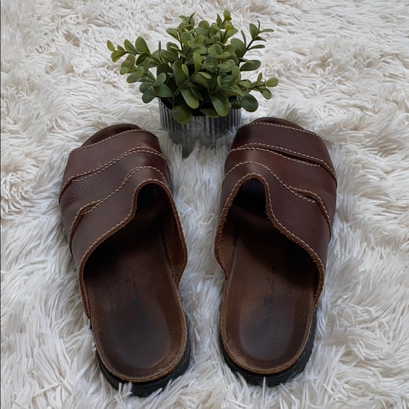 🎉HP🎉 Eddie Bauer Leather Sandal 💗 Brown - Picture 5 of 8